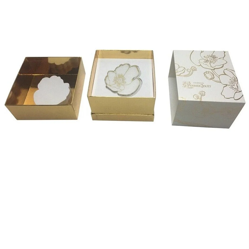 Perrier Jouet Verre Bell Epoque Acrylic 4pc Coaster Set
